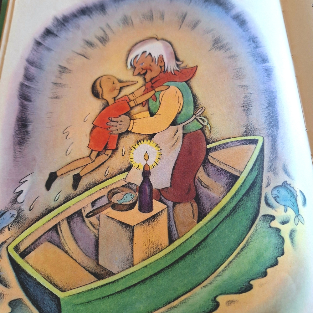 Pinocchio Illustrated Antique 1946 Book by Lois Lenski - Picture 12 of 13